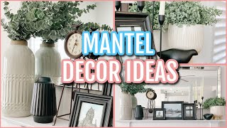 FIREPLACE MANTEL DECOR IDEAS  7 TIPS AND TRICKS HOW TO STYLE AND DECORATE YOUR MANTEL LIKE A PRO [upl. by Eppesuig762]