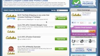 How To Use Cabelas Coupons amp Coupon Codes [upl. by Ardnuassak538]