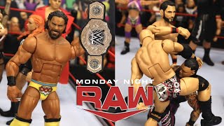 WWE Monday Night RAW Action Figure SETUP [upl. by Retsek]