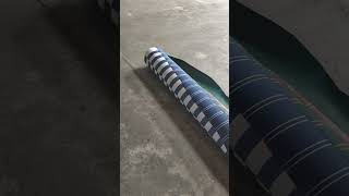 600D solution dyed polyester fabric supplier made color card process video [upl. by Ailaht341]