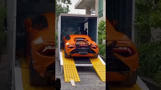 Lamborghini delivery automobile lamboboss [upl. by Aenitsirhc533]