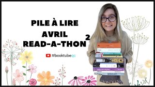 READATHON 2e édition BookTubeQC  PAL pile à lire du mois davril [upl. by Toback302]