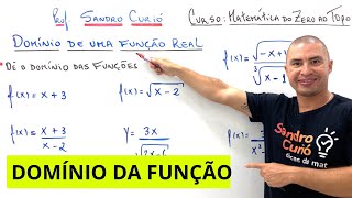 DOMÍNIO DE UMA FUNÇÃO REAL  RÁPIDO e FÁCIL [upl. by Malynda]