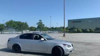 2006 Bmw 550i drifting 6 speed [upl. by Hceicjow]