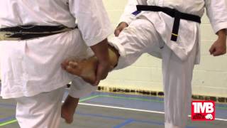 One Minute Bunkai Sagi Ashi Soto Uke [upl. by Pylle]