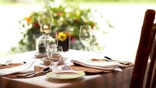 How to Correctly Set The Table At Home With P Allen Smith [upl. by Aihsyla]