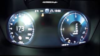 Volvo V90 D5 Polestar acceleration 0100 kmh 0200 kmh 0400 m racelogic [upl. by Gilford]