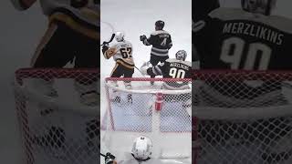 Crosby with one of the wilder assists youll see 👀👆🐧 [upl. by Bolte]