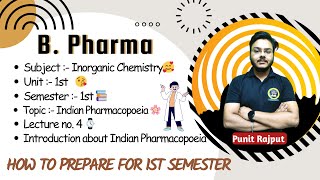 Pharmacopoeia  Indian Pharmacopoeia  History amp Editions  Pharmaceutics  L4 Live with Punit Sir [upl. by Elaval]