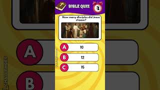 BIBLE CHALLENGE Questions about the HOLY BIBLE  Test your Knowledge quiz bible shorts [upl. by Enayr]