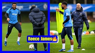 Reece James SHOCKS Enzo Maresca And Teammates On His Return To Full Training Chelsea Training [upl. by Relda506]