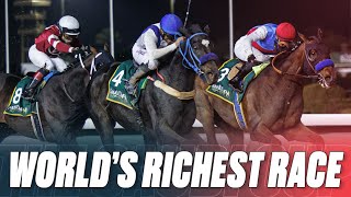 Saudi Shocker  Local Emblem Road Takes Worlds Richest Race  The Saudi Cup 2021 [upl. by Enilaf]