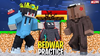 Minecraft bedwar practice  Minecraft live gameplay minecraft minecraftlive [upl. by Pimbley206]