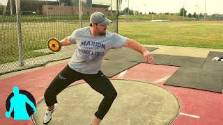 Discus Throw Technique  Load Sprint amp Transfer [upl. by Brinn602]