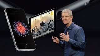 Annonces Apple du 21 mars 2016  iPhone SE et iPad pro 97quot [upl. by Marijane]