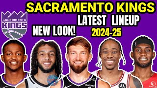 Sacramento Kings Latest lineup 202425 NBA update [upl. by Tavis]