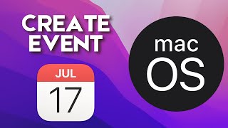 How to Create Event in Mac Calendar [upl. by Maurilla]