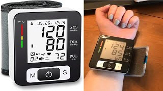 Best Cheap Automatic Blood Pressure Monitor  MMIZOO Digital Wrist BP Monitor Review [upl. by Doggett]