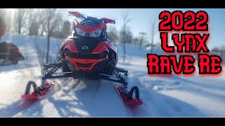 2022 Lynx Rave Re Snowmobile  Is It Good On Trails [upl. by Leen366]