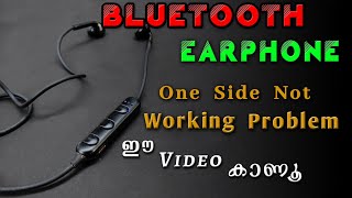 Bluetooth Earphone one side Not working Repair in Malayalam [upl. by Pierro]