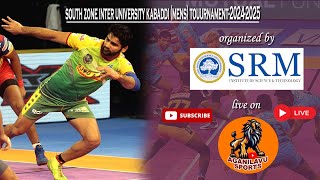 KARPAGAM University TN vs OSMANIA Univesity TS SOUTHZONE MATCH202425 SRMISTUniversity [upl. by Ynattir]