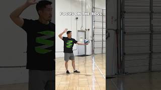 3 Step Drill for Float Serve Consistency volleyballserve volleyballcoach volleyballtraining [upl. by Selimah]