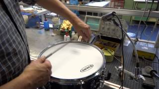 Sonor Snare Tuning [upl. by Anertak]