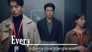 Every kdrama love triangle ever [upl. by Lundin609]