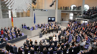 Europahymne Bundestag  Ode an die Freude  Beethoven [upl. by Nayb475]