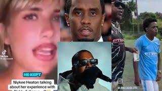 Niykee Heaton SA experience with Diddy amp Kanye vybz Kartel bet son [upl. by Chobot]