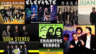 MANA SODA STEREO ENANITOS VERDES ELEFANTE HOMBRES G EXITOS CLASICOS DEL ROCK EN ESPAÑOL [upl. by Rafaello180]