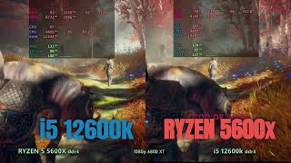 Ryzen 5600x vs i5 12600k [upl. by Inahet]