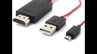 Rankie Micro USB to HDMI 1080p Set Up [upl. by Ibson549]