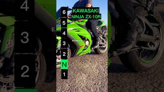 Maximum speed for each gear on a Kawasaki Ninja ZX10R [upl. by Esbensen]