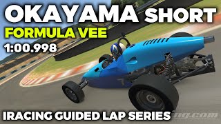 iRacing Okayama Short Formula Vee  Guide Lap  Hot Lap  Setup  blap file  100998 [upl. by Hermes]