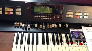 Hammond xt172 Aurora classic organ upgraded with Nalbantov NDrive eXtreme floppy emulator [upl. by Abram]