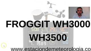 FROGGIT WH3000 Análisis Estación meteorológica Wifi [upl. by Kramer]