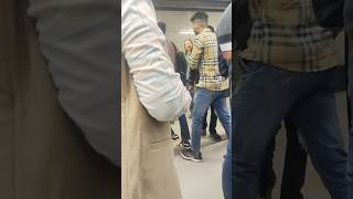 pravatMuniyam Delhi metro 🚇 funny music viral video [upl. by Steinman]