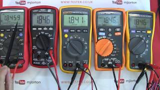 Review Mid Range  Priced Multimeter Shootout  Buyers Guide [upl. by Nnahs477]