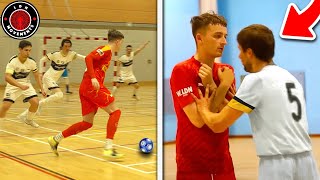 I Played in a PRO FUTSAL MATCH amp We Got REVENGE Football Skills amp Goals [upl. by Onek]