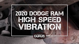 Garage Gurus  How to Resolve HighSpeed Vibration in 2020 Ram 1500 [upl. by Dowlen]