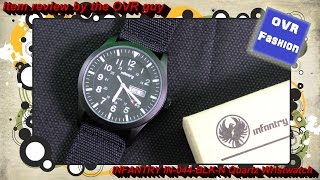 INFANTRY Quartz Wristwatch Review Model IN044BLKN [upl. by Meghann]