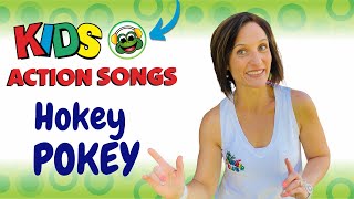 Hokey Pokey Clamber Club style Body awareness and sequencing kids action song [upl. by Loar425]