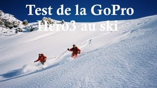 Test de la GoPro hero3 white edition au ski [upl. by Nishi587]