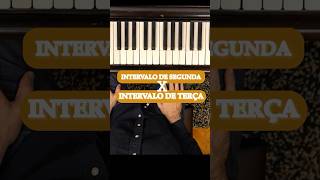 INTERVALOS  NOTAS NATURAIS comotocarpiano pianotips pianolessons [upl. by Adlen]