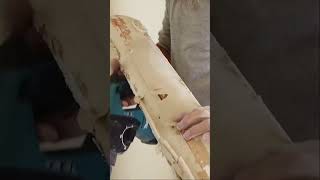 Removing a 30 Year Old Cornice in Perfect Condition diy [upl. by Liauqram]