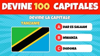 Défi Capitales du Monde  Quiz Géo pour Tous Niveaux  Quiz Quiz [upl. by Hutchings]