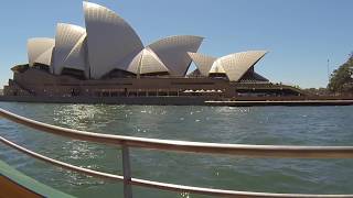 Ferry trip from Circular Quay to Watsons Bay via Rose Bay 19012018 [upl. by Anerda]