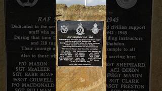 RAF SHOBDON AIRFIELD MEMORIAL 1942  1945 ww2 glider pilot [upl. by Womack]