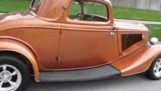 1934 Ford 3Window Coupe Hotrod [upl. by Izmar]